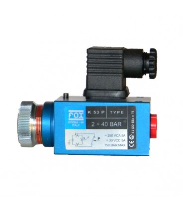 Pressostato K 57 P 30-300bar 250 VCA FOX