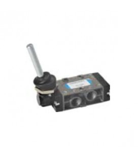 Valvola a Leva 90° Bistabile 3/2 1/8” Serie CL/CM Univer