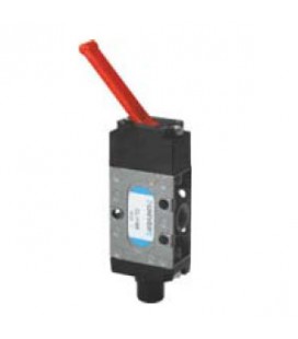 Valvola a Leva 90° Bistabile 3/2 1/8” Serie CL/CM Univer