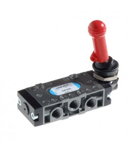 Valvola a Leva 90° Bistabile 3/2 1/8” Serie CL/CM Univer